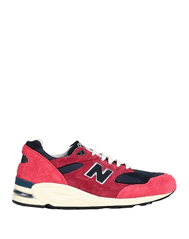 NEW BALANCE Sneakers MADE in USA 990v2
 Red Leather, Textile fibres
