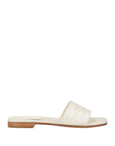 PARIS TEXAS Sandals Ivory Soft Leather