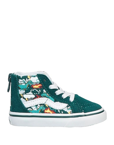 VANS Sneakers TD SK8-Hi Zip  Deep jade Soft Leather, Textile fibers