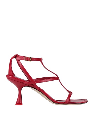 WANDLER Sandals Red Lambskin