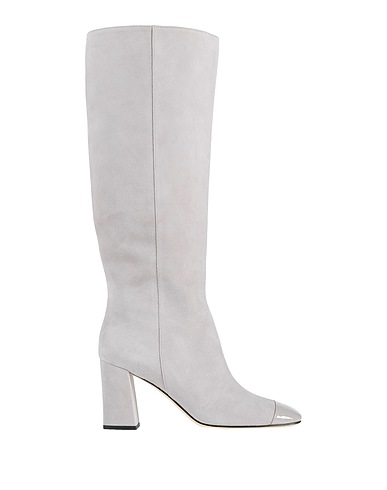 SERGIO ROSSI Boots Light grey Soft Leather