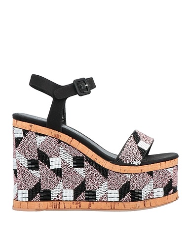 HAUS OF HONEY Sandals Pink Textile fibers
