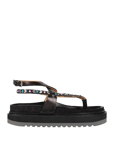 ISABEL MARANT Flip flops Black 100% Lambskin