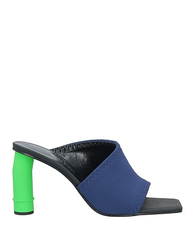 NINA RICCI Sandals Midnight blue Textile fibres