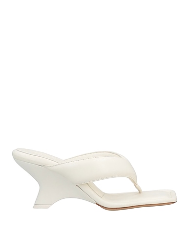 GIA BORGHINI Flip flops White Leather