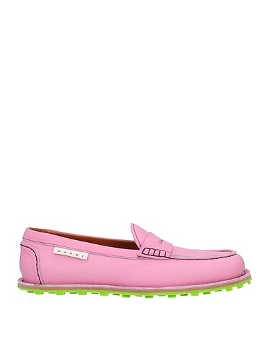 MARNI Loafers Pink Soft Leather