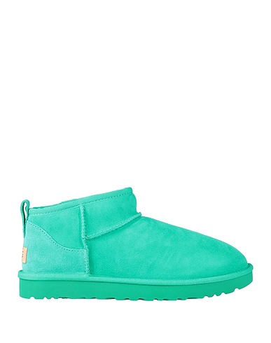UGG Ankle boot CLASSIC ULTRA MINI
 Emerald green Leather