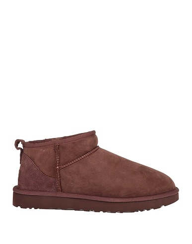 UGG Ankle boot CLASSIC ULTRA MINI
 Chocolate brown Leather