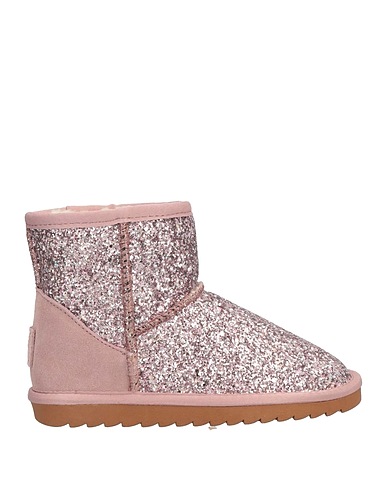 COLORS OF CALIFORNIA Ankle boot Pink Soft Leather, Textile fibres