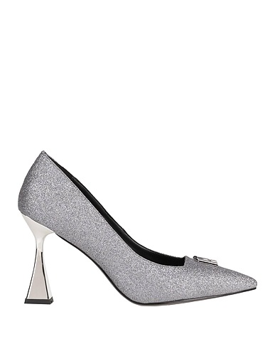 KARL LAGERFELD Pump DEBUT BROOCH COURT
 Grey 100% Polyurethane