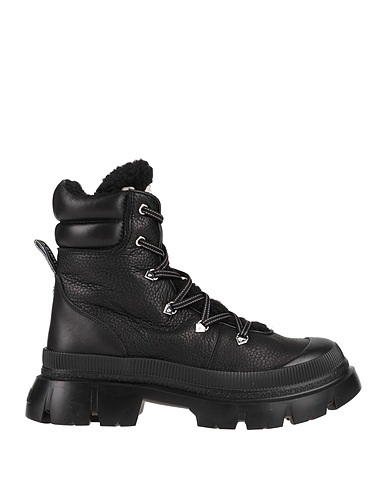 KARL LAGERFELD ショートブーツ TREKKA MAX HI HIKER LACE BOOT
 ブラック 革 / 紡績繊維