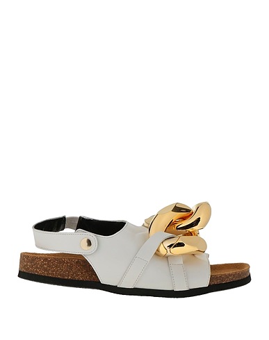JW ANDERSON Sandals White Calfskin