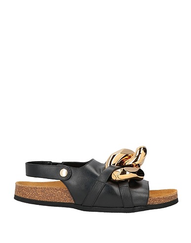 JW ANDERSON Sandals Black Calfskin