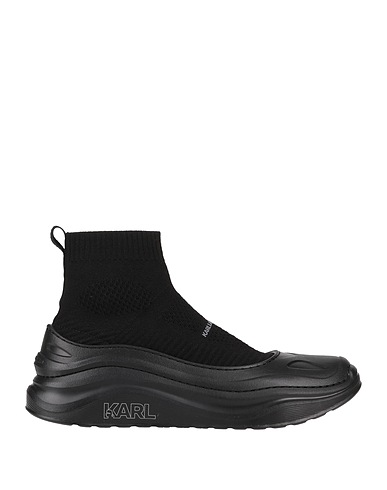 KARL LAGERFELD Sneakers CHASE KC KNIT SOCK MID
 Black 100% Textile fibres