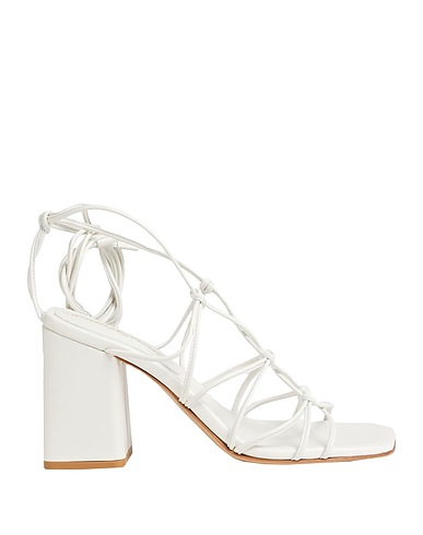 GIANVITO ROSSI Sandals White Leather
