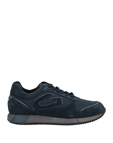 ALBERTO GUARDIANI Sneakers Azul noche Cuero, Fibras textiles