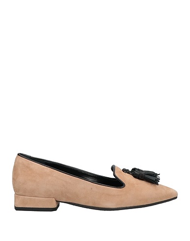 LORENZO MARI Loafers Beige Soft Leather