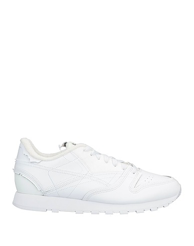 MAISON MARGIELA x REEBOK Sneakers White Soft Leather, Textile fibers