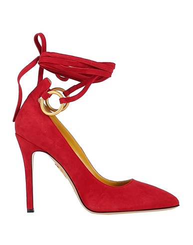 CHARLOTTE OLYMPIA Pump Red Soft Leather