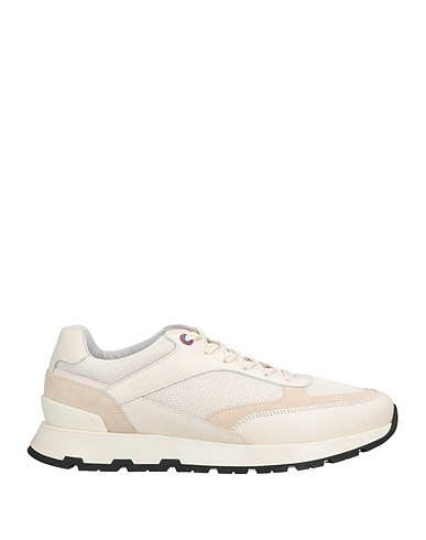 BOSS x RUSSELL ATHLETIC Sneakers Ivory Soft Leather, Textile fibres