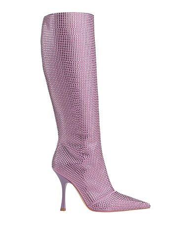 LIU •JO Boots Lilac Textile fibres