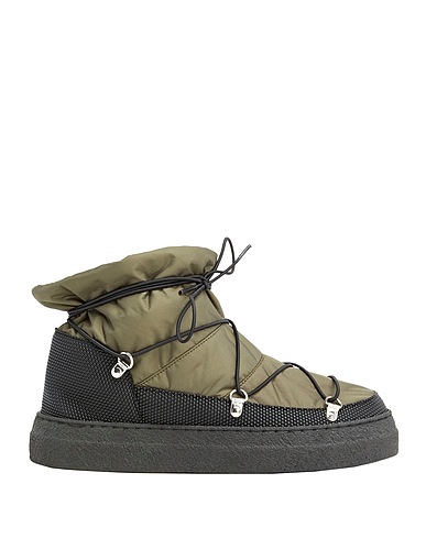 8 by YOOX Ankle boot NYLON RAIN ANKLE BOOT
 Military green 100% Polyester