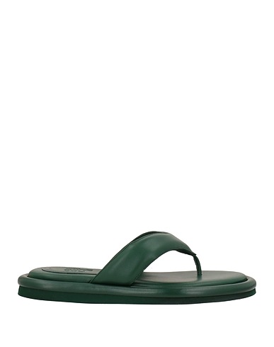 GIA BORGHINI Infradito Verde scuro Pelle