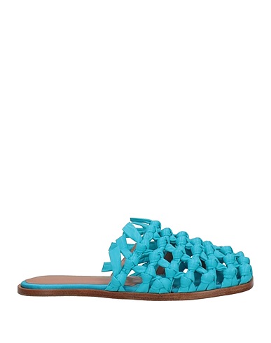 ETRO Mules and clogs Sky blue Textile fibers