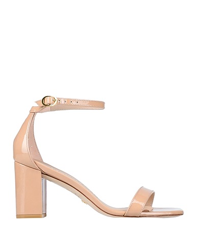 STUART WEITZMAN Sandals Beige Leather