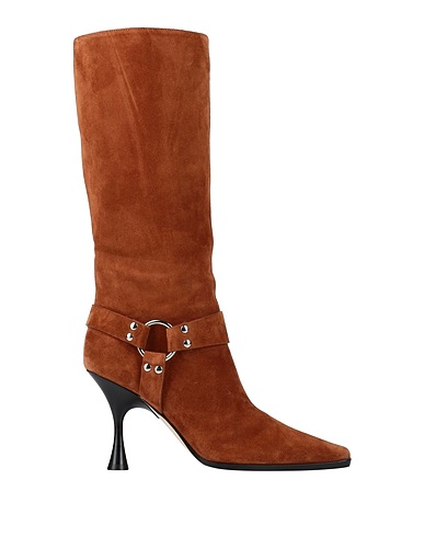 SERGIO ROSSI Boots Tan Leather