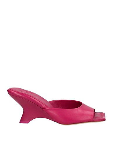 GIA BORGHINI Sandals Fuchsia Soft Leather