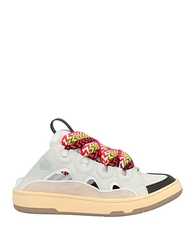 LANVIN Sneakers Weiß Kalbsleder, Polyester