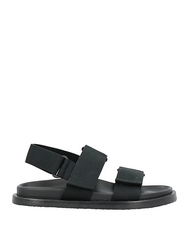 UMA WANG Sandals Black Textile fibres, Calfskin