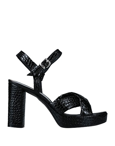 STELE Sandals Black Soft Leather
