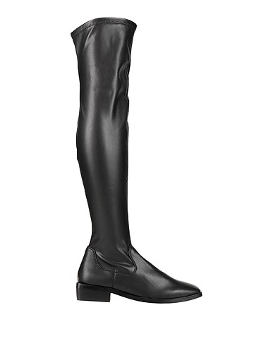 STEVE MADDEN Boots Black Textile fibres