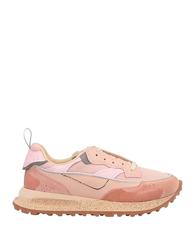 HIDNANDER Sneakers Hellrosa Leder, Gewebefasern