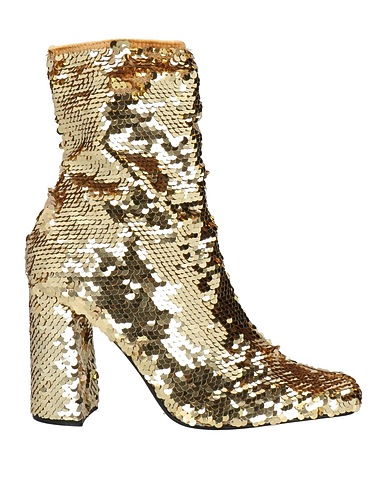 STEVE MADDEN Ankle boot Platinum Textile fibers