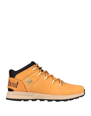 TIMBERLAND Ankle boot Camel Soft Leather, Textile fibres