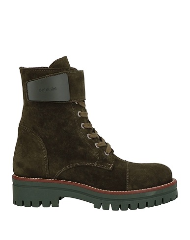 BALDININI Ankle boot Military green Soft Leather