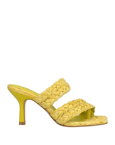 ASH Flip flops Lime green Natural raffia