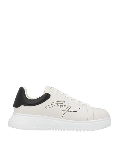 EMPORIO ARMANI Sneakers White 100% Bovine leather
