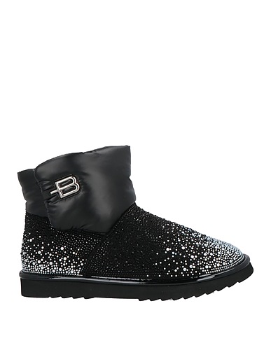BALDININI Bottine Noir Fibres textiles, Cuir