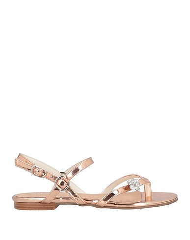 CAFèNOIR Flip flops Rose gold Other Fibres
