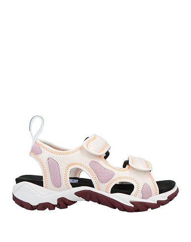 McQ Alexander McQueen Sandals White Textile fibers, Rubber