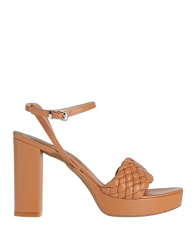 STELE Sandals Camel Soft Leather