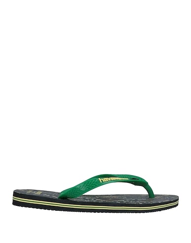 HAVAIANAS Flip flops Green Textile fibres