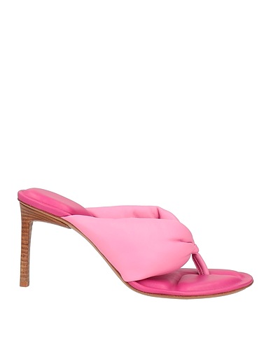 JACQUEMUS Flip flops Pink Soft Leather