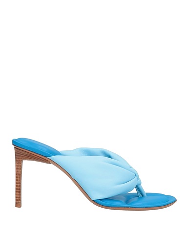 JACQUEMUS Infradito Celeste Pelle