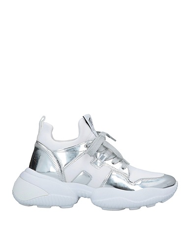 HOGAN Sneakers White Soft Leather, Textile fibres