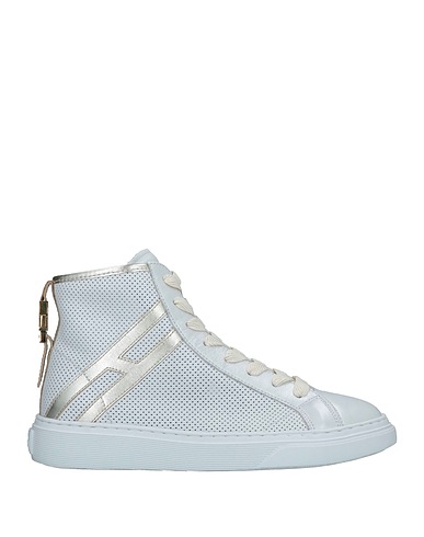 HOGAN Sneakers Light grey Soft Leather